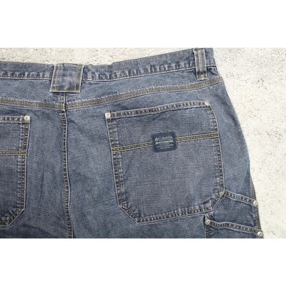 Columbia Men's Carpenter Jeans 34 x 30 straight leg Excellent Condition Vtg y2k - Picture 7 of 12